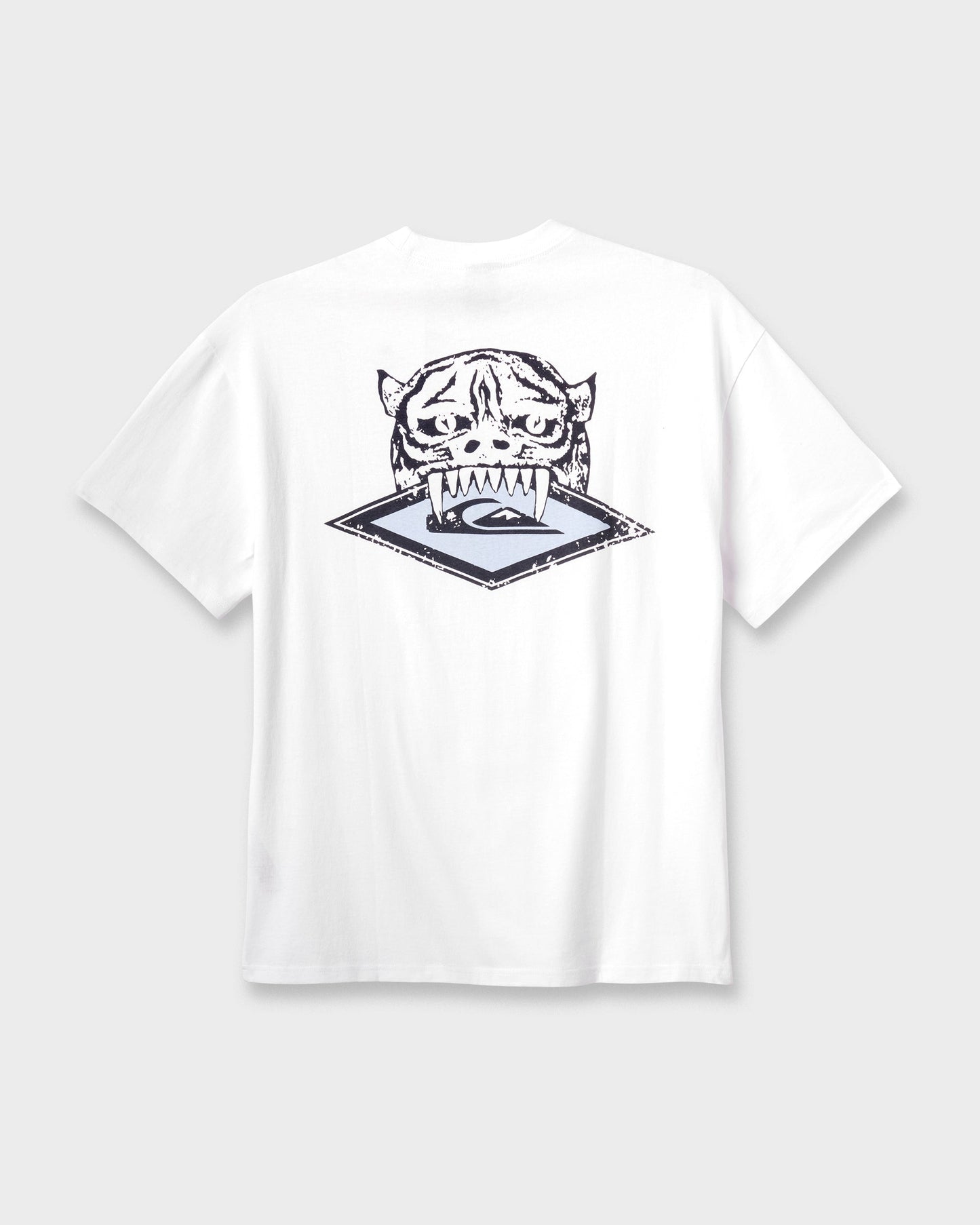 Jungle Cat Heavy Weight T-shirt - White - Quick Silver