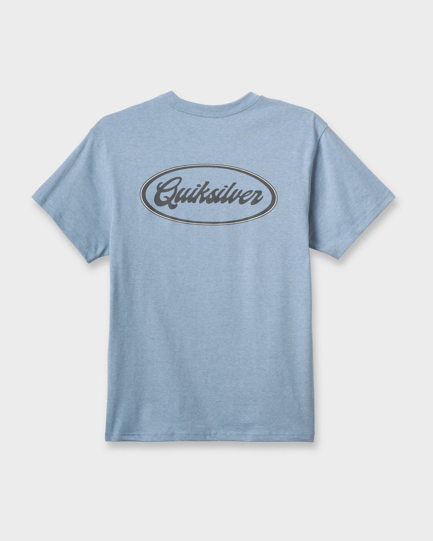 Quick Silver Mechanics Script Classic T-shirt - Ashley Blue Heather