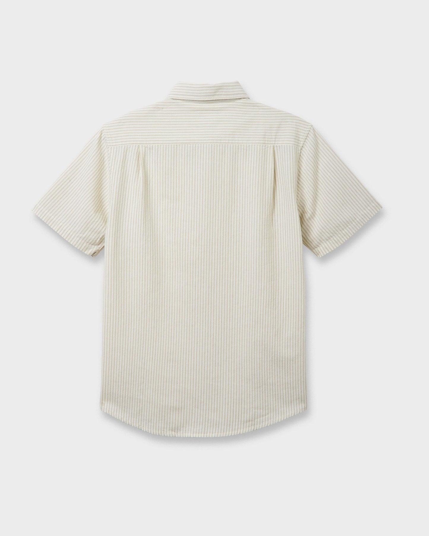 Quick Silver Oxford Stripe Classic Short Sleeve Shirt - Moonstruck