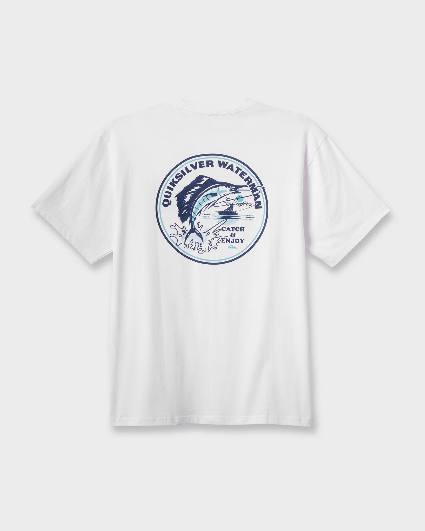 Quick Silver Waterman Catch & Release Classic T-shirt - White