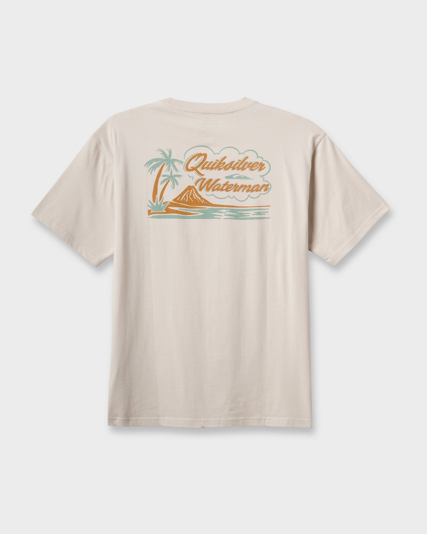 Quick Silver Waterman Tropic Island Classic T-shirt - Moonbeam
