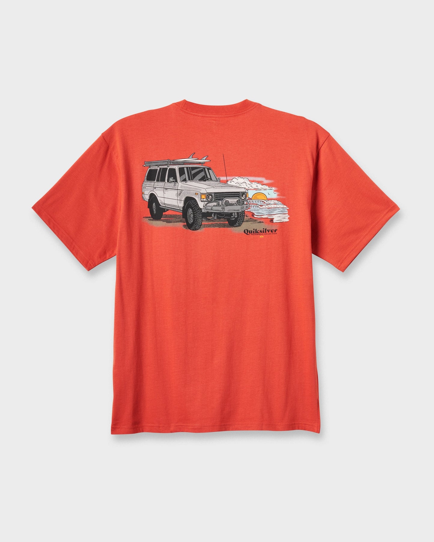 Quick Silver Waterman Adventures Classic T-shirt - Hot Sauce
