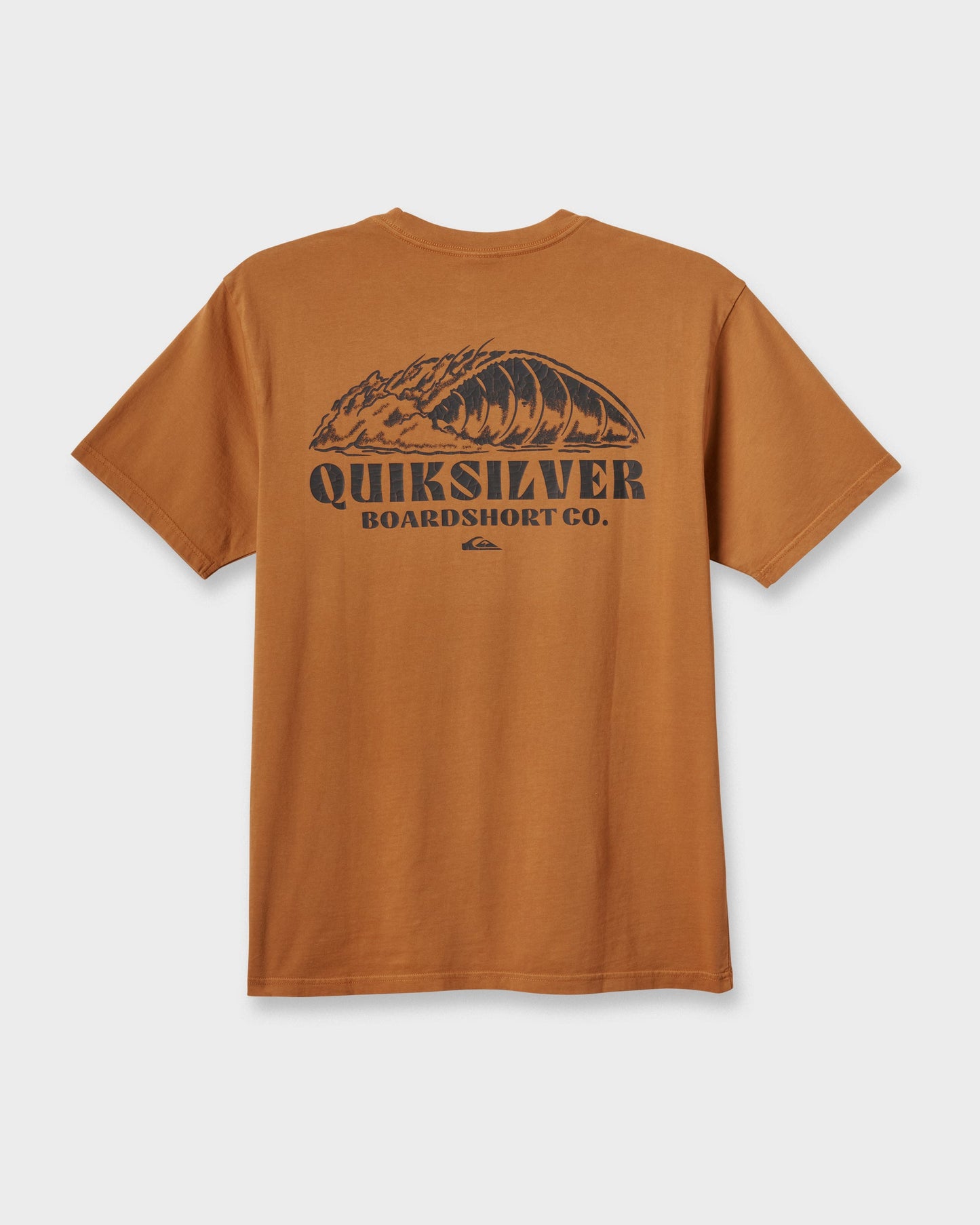 Quick Silver Going Leftpigment Dye T-Shirt - Almond