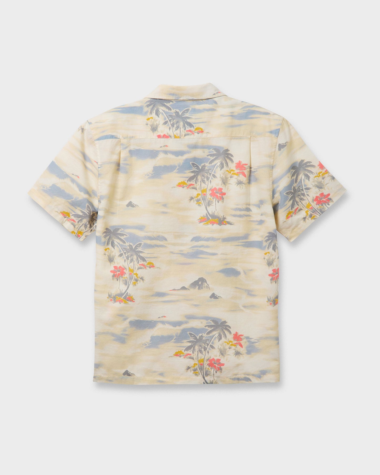 Quick Silver Tropical Surf Casual Short Sleeve Shirt - Birch