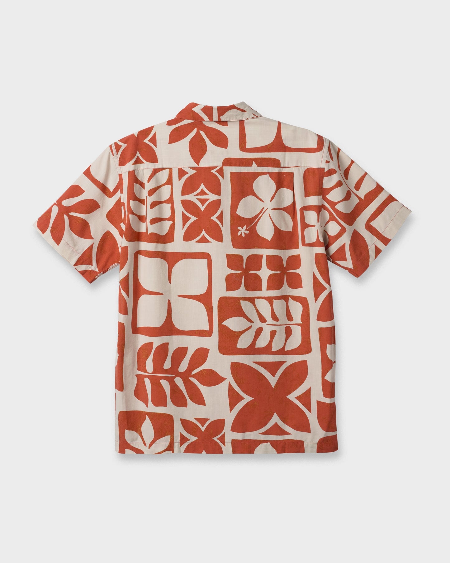 Quick Silver Waterman Tiki Island Shirt - Hot Sauce