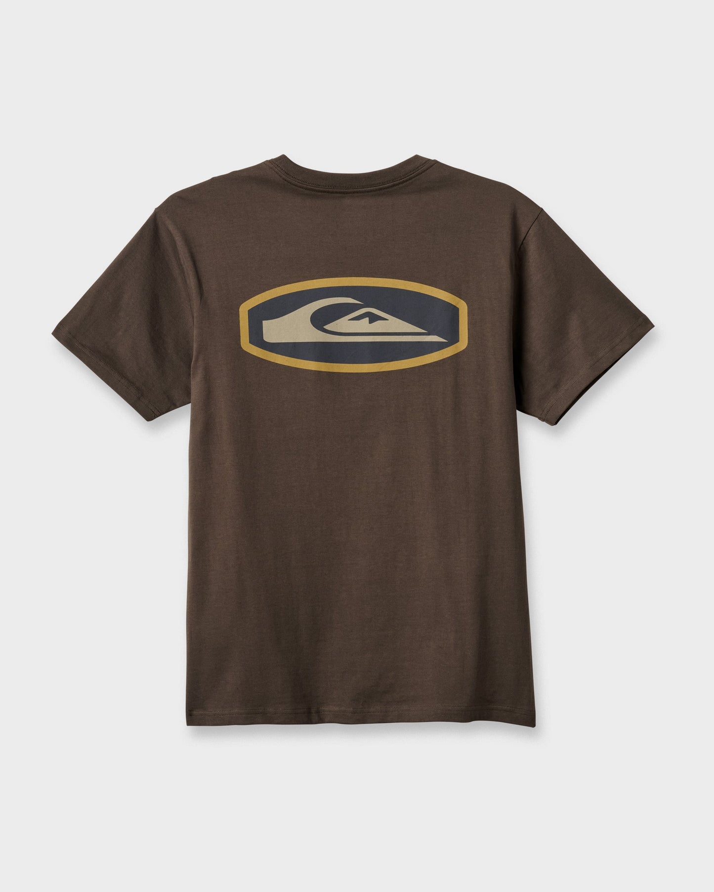 Quick Silver Stadium Emblem Classic T-shirt - Chocolate Brown