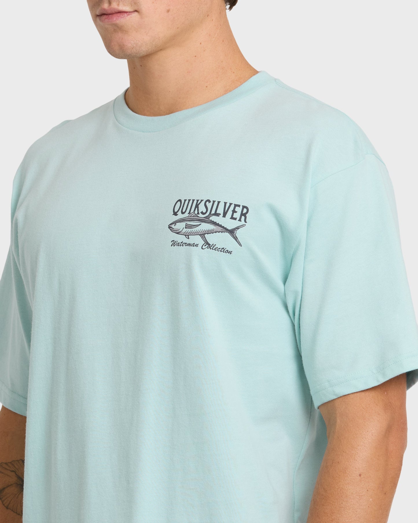 Quick Silver Waterman Deep Waters Classic T-shirt - Sterling Blue