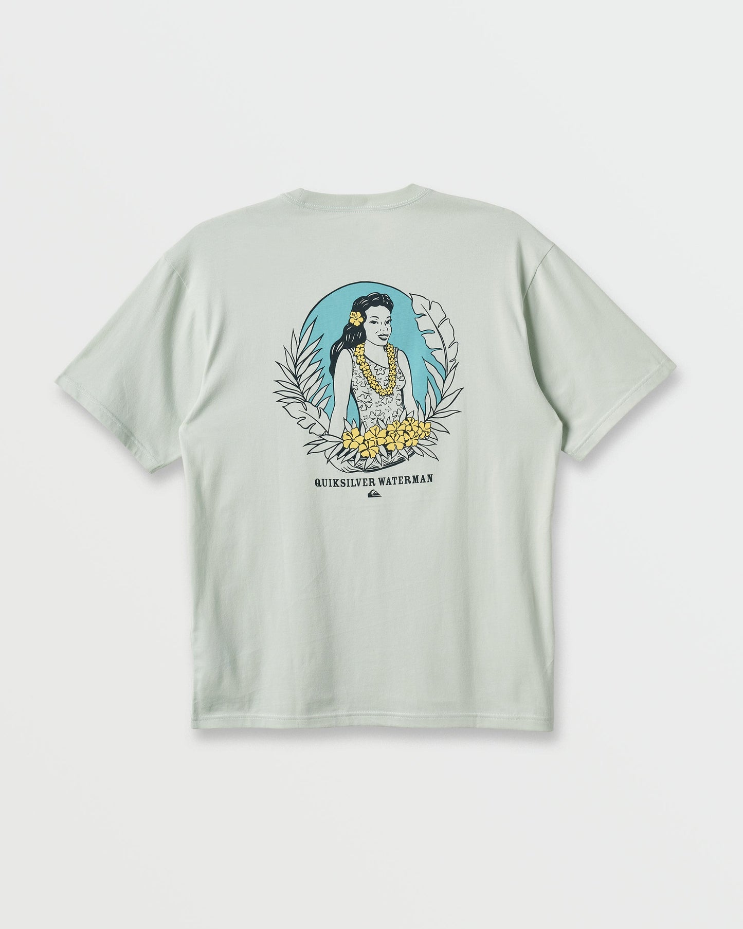 Quick Silver Waterman Aloha Sunset Classic T-shirt - Smoke
