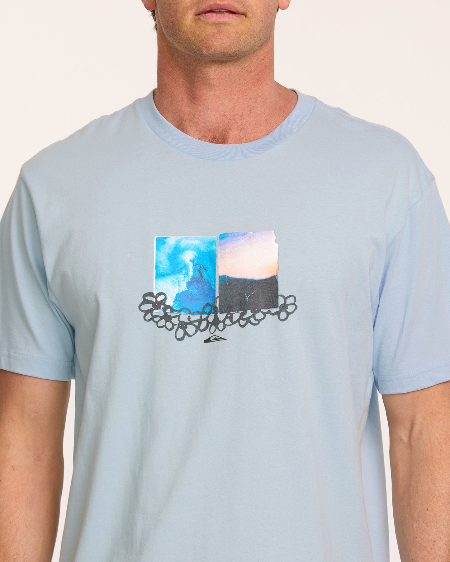 Quick Silver Blue Baloon Classic T-shirt - Skyway