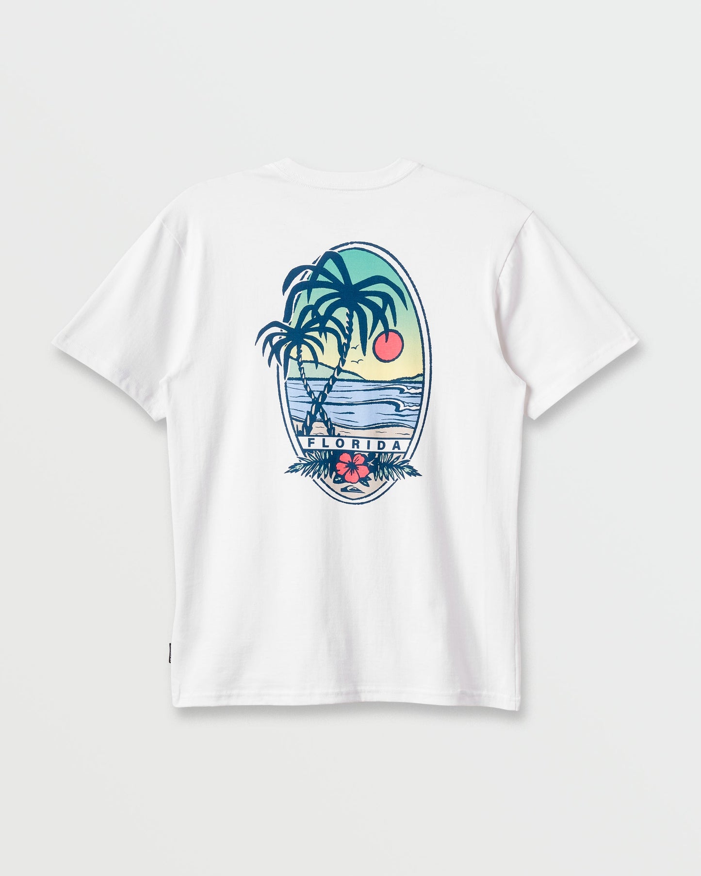 Quick Silver Fl Florida Lookout Point Classic T-shirt - White
