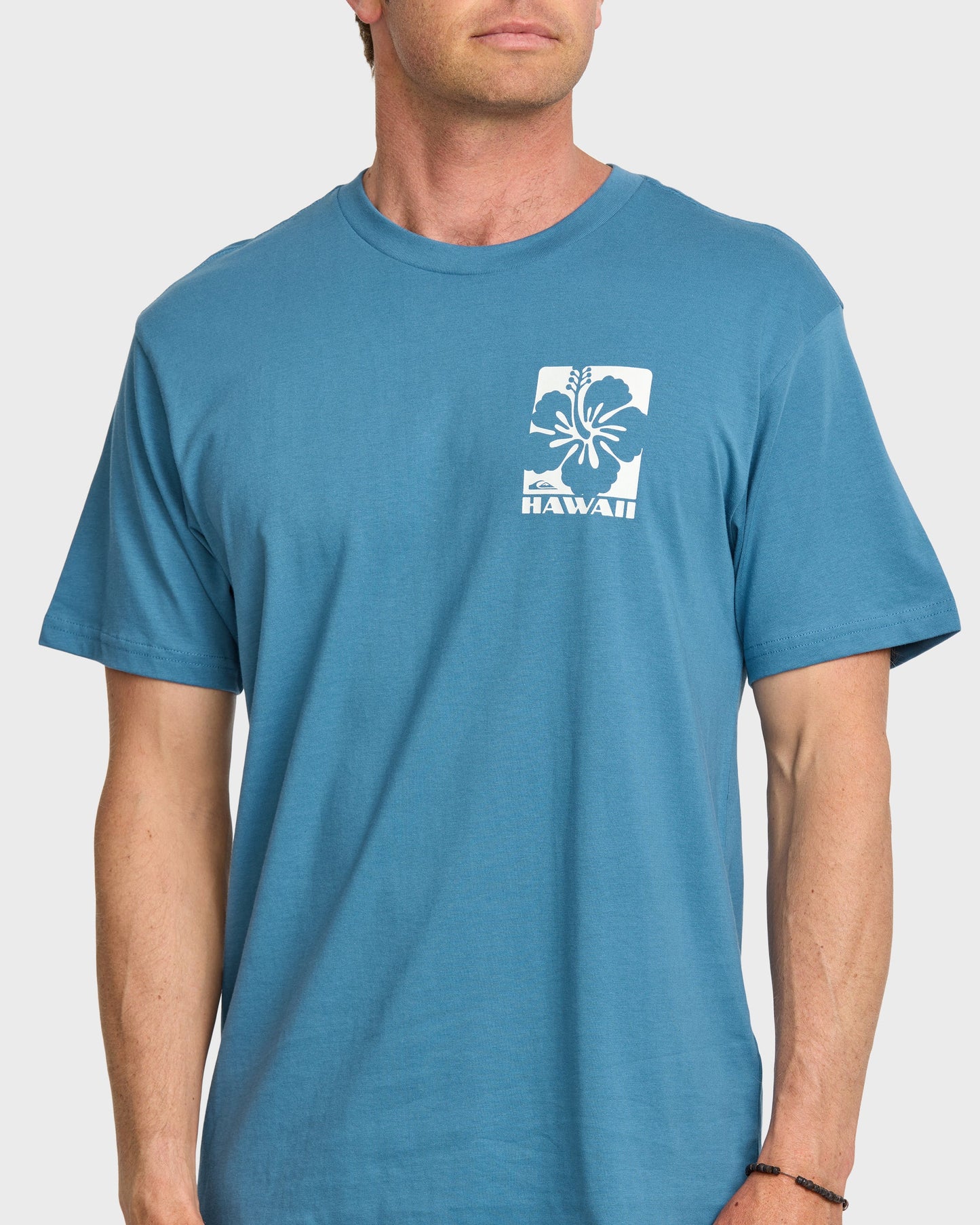 Hi Hibiscus Classic T-shirt - Copen Blue - Quick Silver