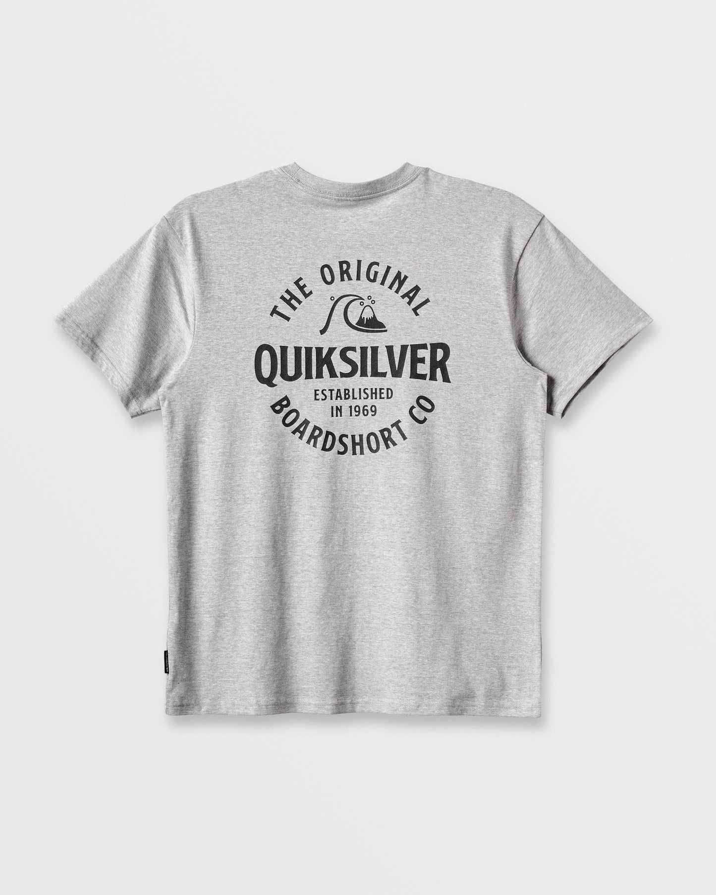 Quick Silver Locked Up Classic T-shirt - Athletic Gray