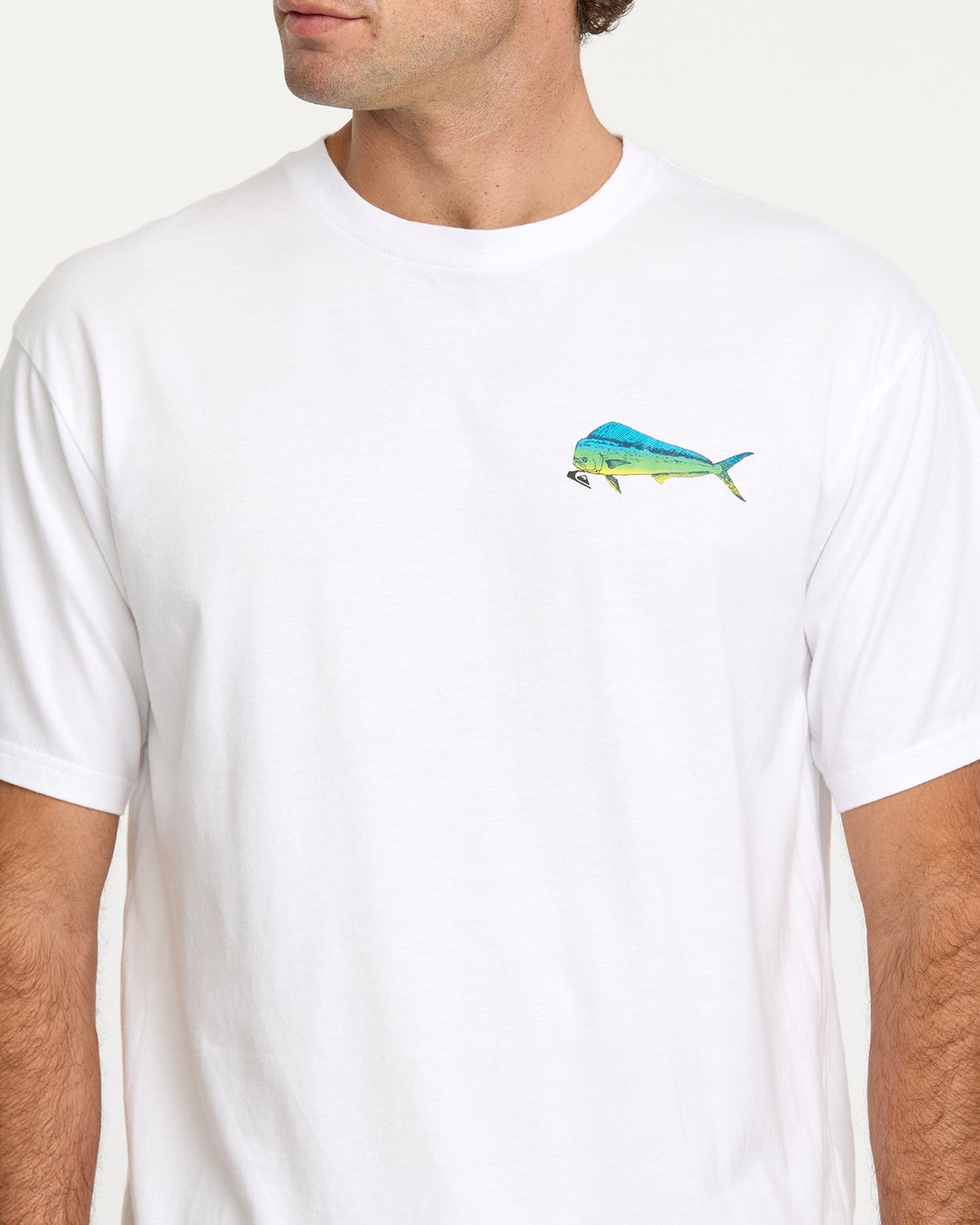 Quick Silver Waterman Quik Hook Classic T-shirt - White