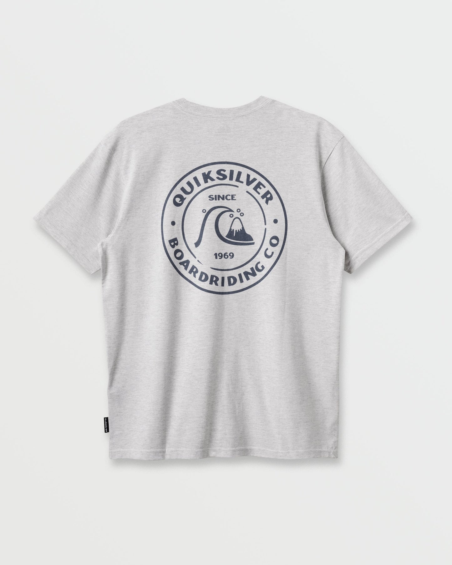 Quick Silver Bubbles T-Shirt - Silver White Heather