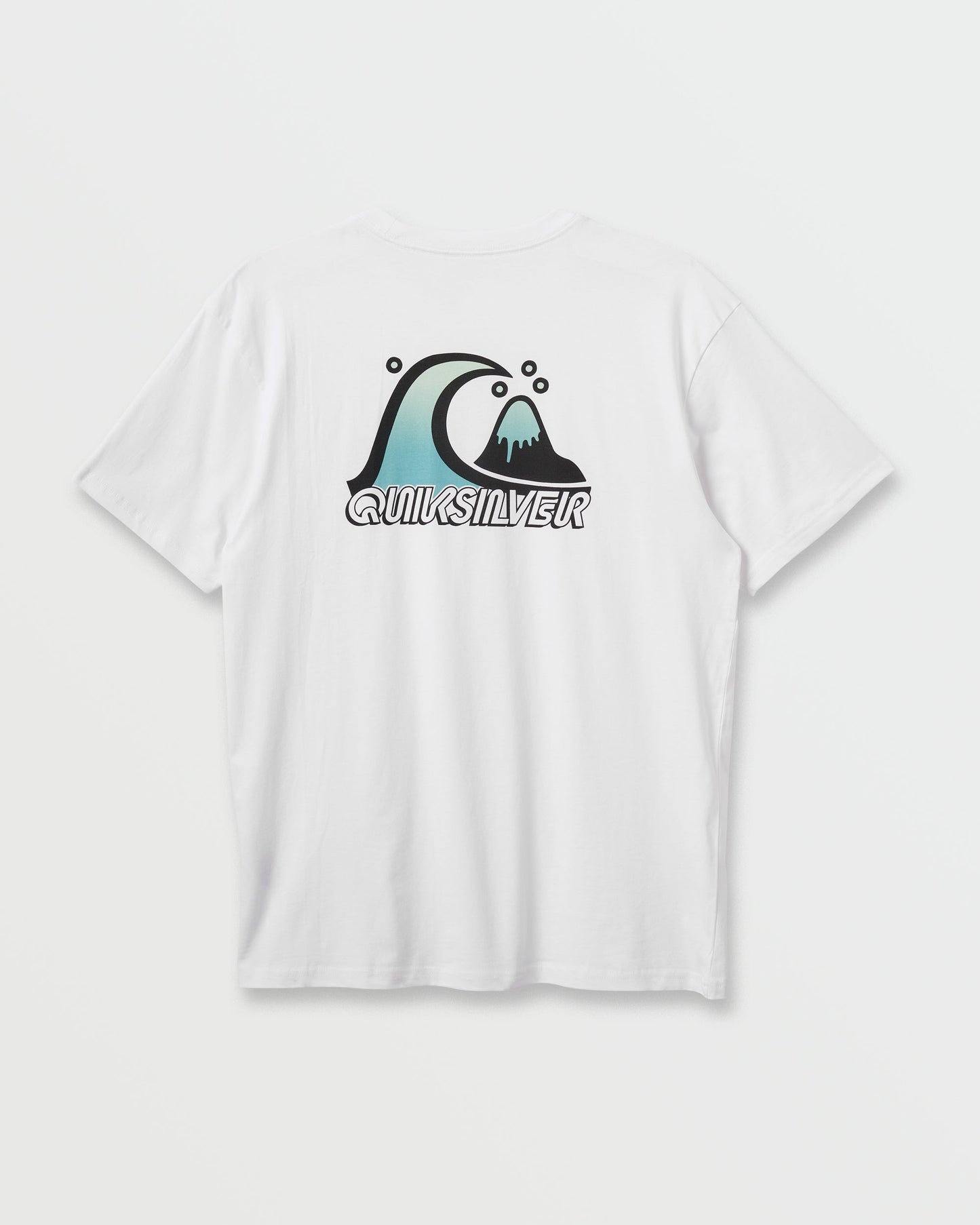 Quick Silver Bubble Fade T-Shirt - White