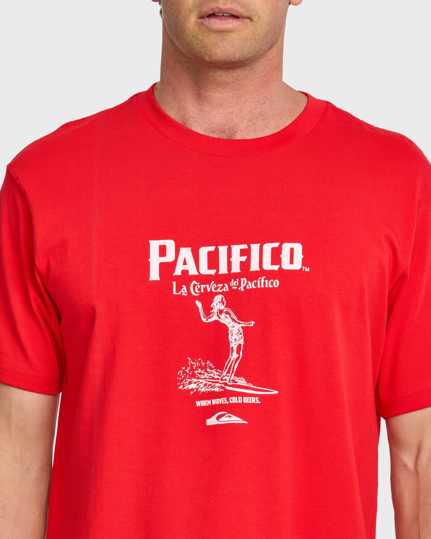 Quiksilver x Pacifico Baja Arch T-Shirt - Red - Quick Silver