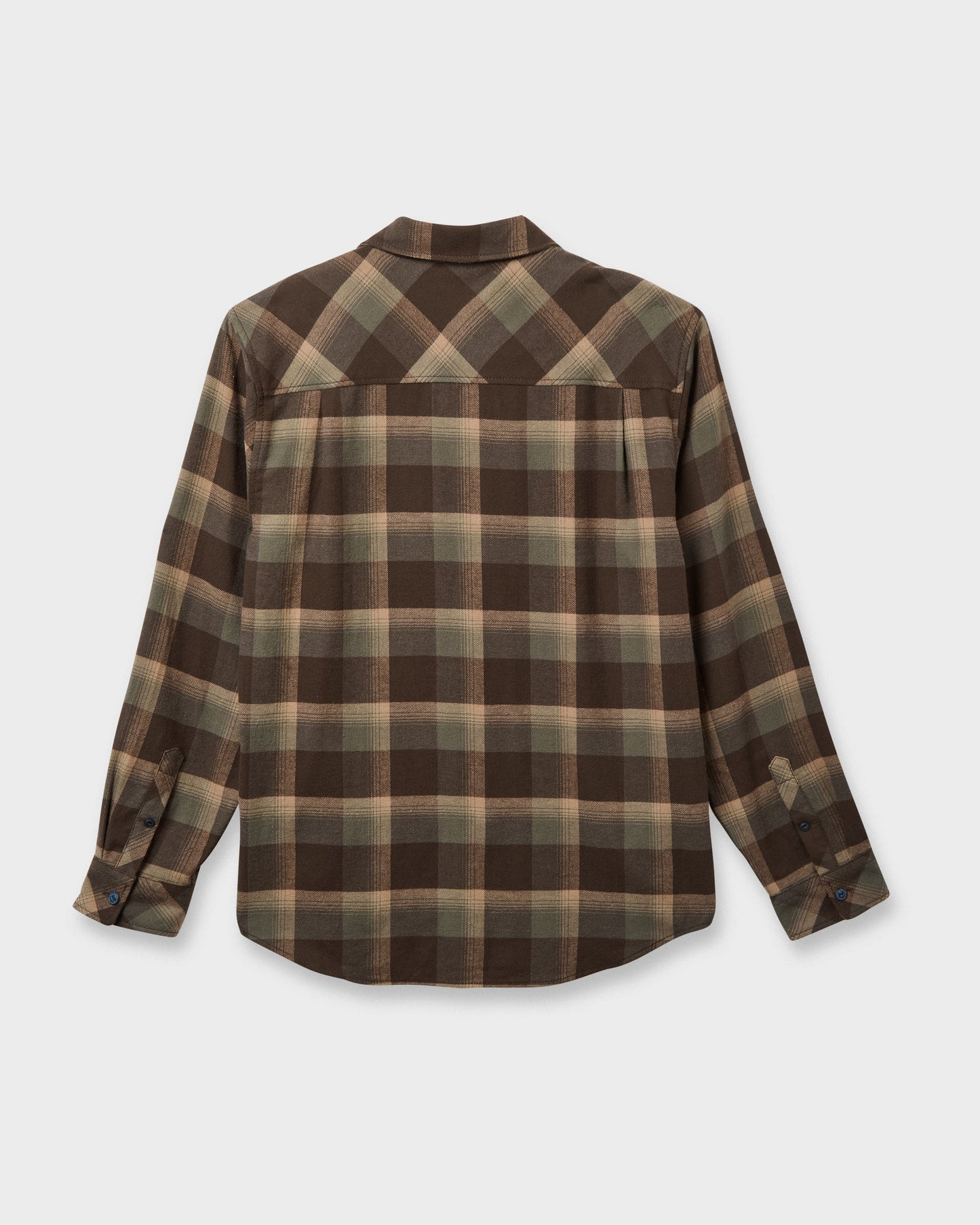 Quick Silver Penmar Check Flannel Shirt - Chocolate Brown