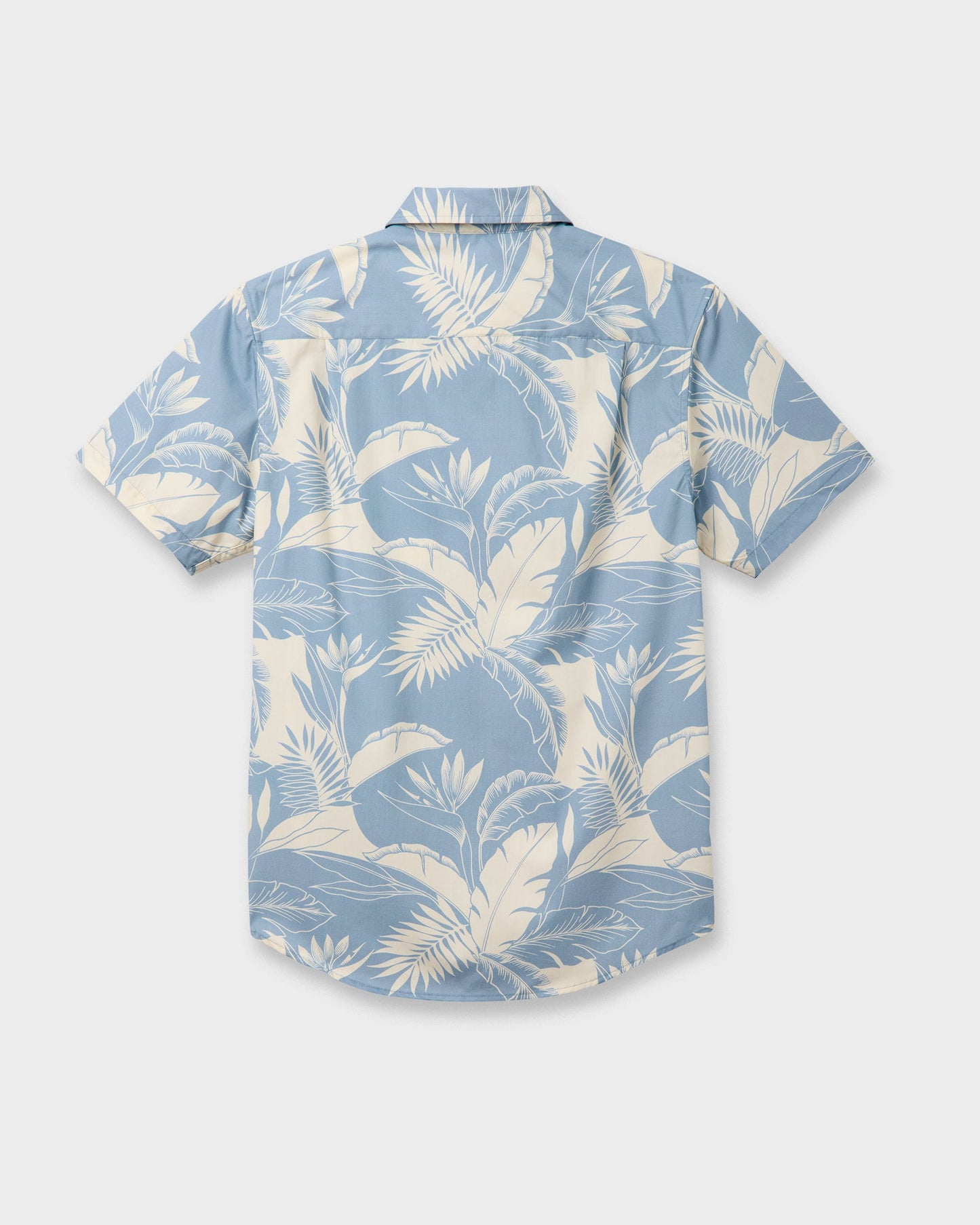 Quick Silver Kahanu Classic Short Sleeve Shirt - Ashley Blue