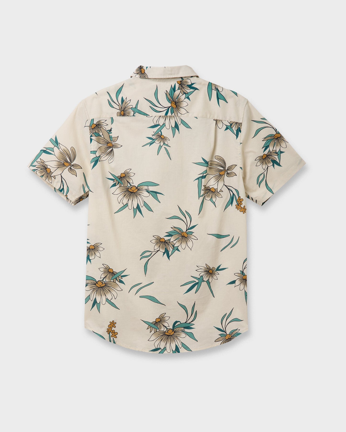Quick Silver Costal Flora Classic Short Sleeve Shirt - Moonstruck
