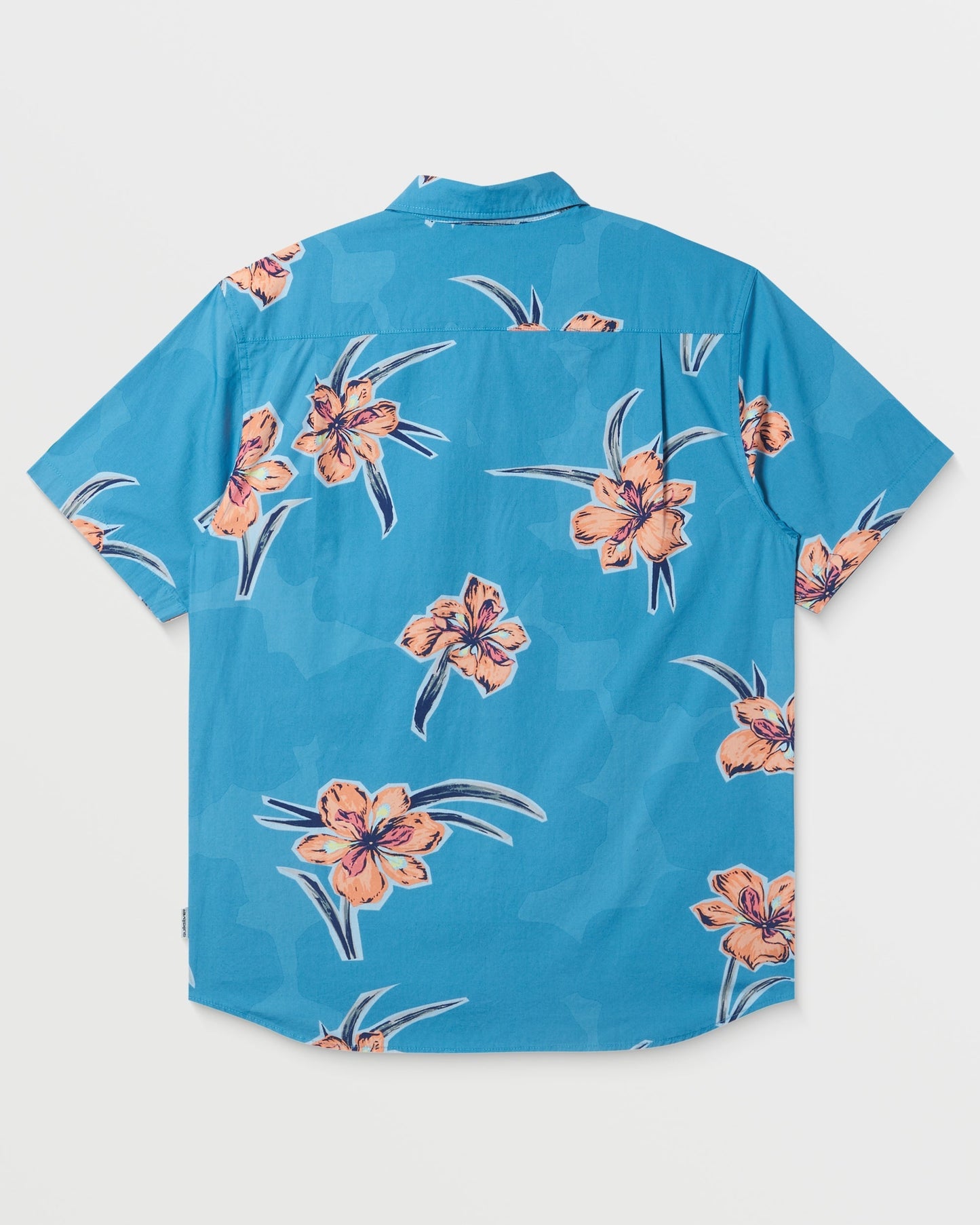 Quick Silver Apero Organic Classics Short Sleeve Shirt - Navagio Bay Print