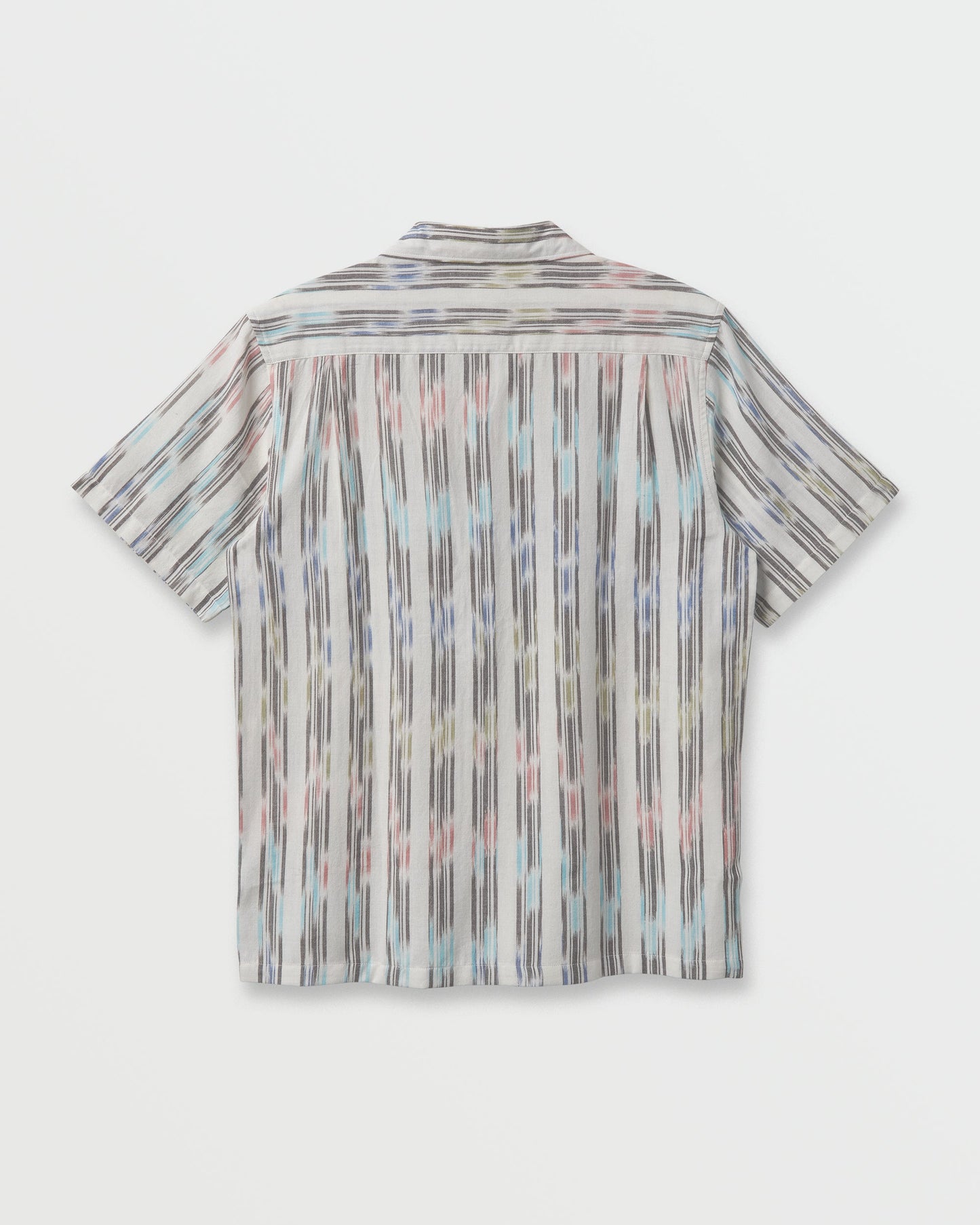 Quick Silver Space Dye Casual Short Sleeve Shirt - Off White