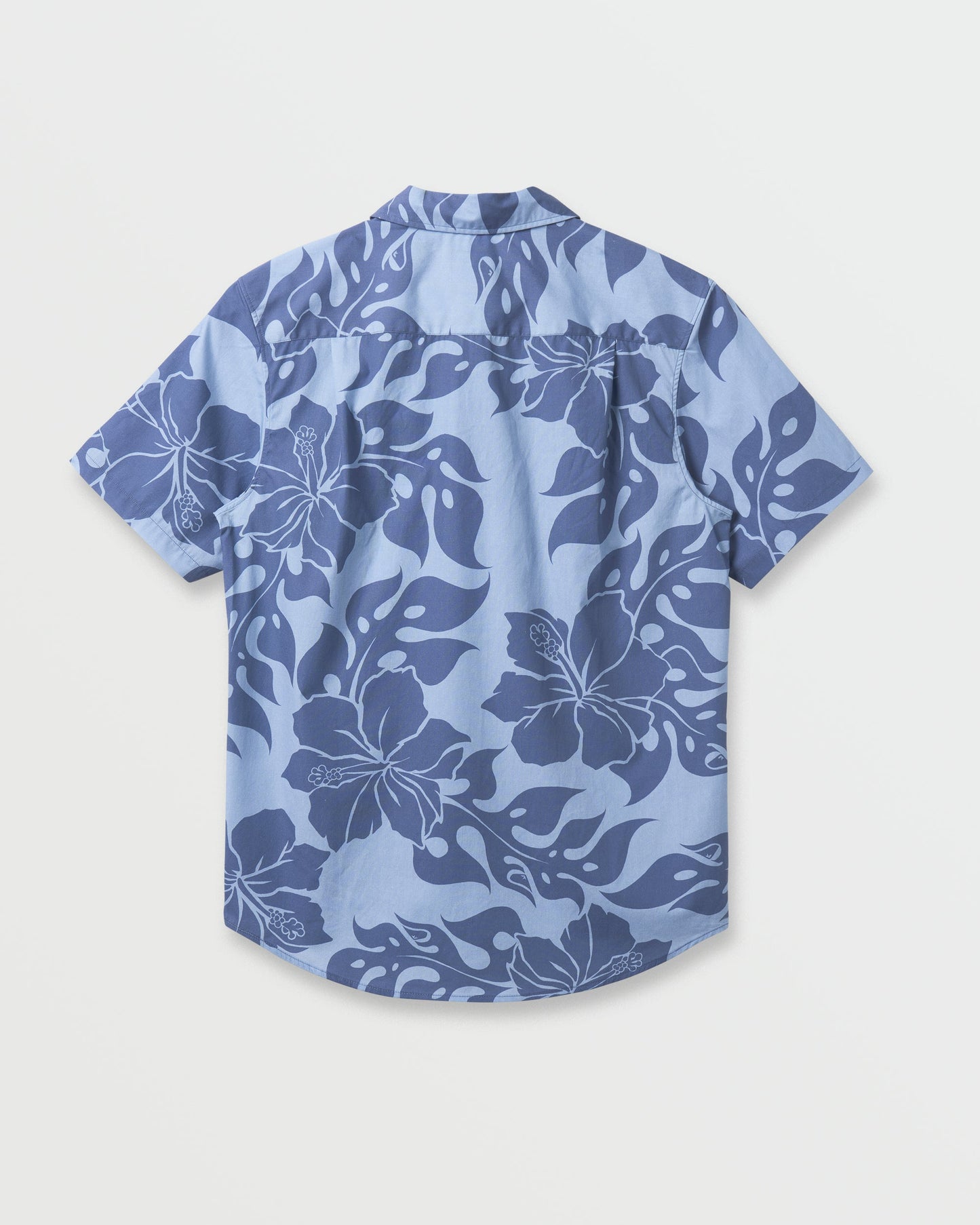 Quick Silver Oceanview Classic Short Sleeve Shirt - Ashley Blue