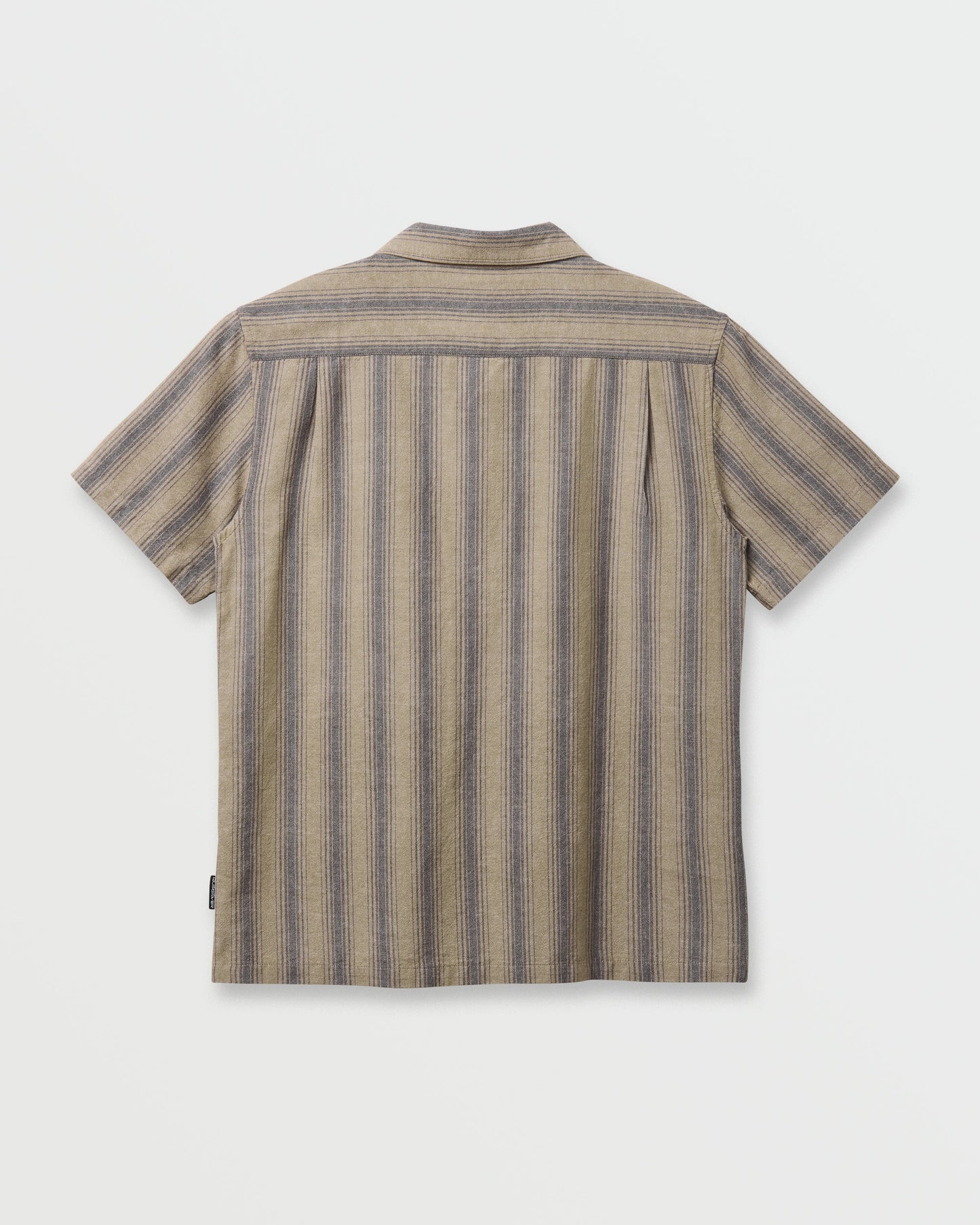 Oxford Stripe Casual Short Sleeve Shirt - Fallen Rock - Quick Silver