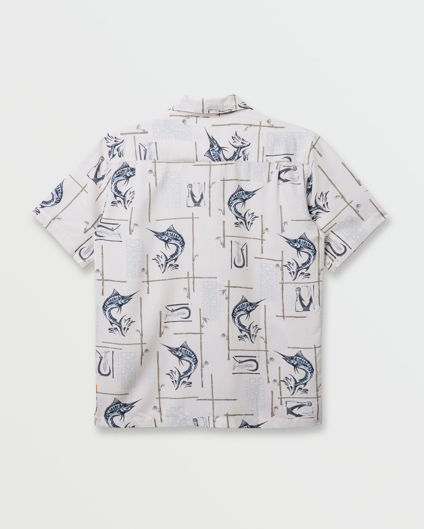 Quick Silver Waterman Big Day Short Sleeve Shirt - White