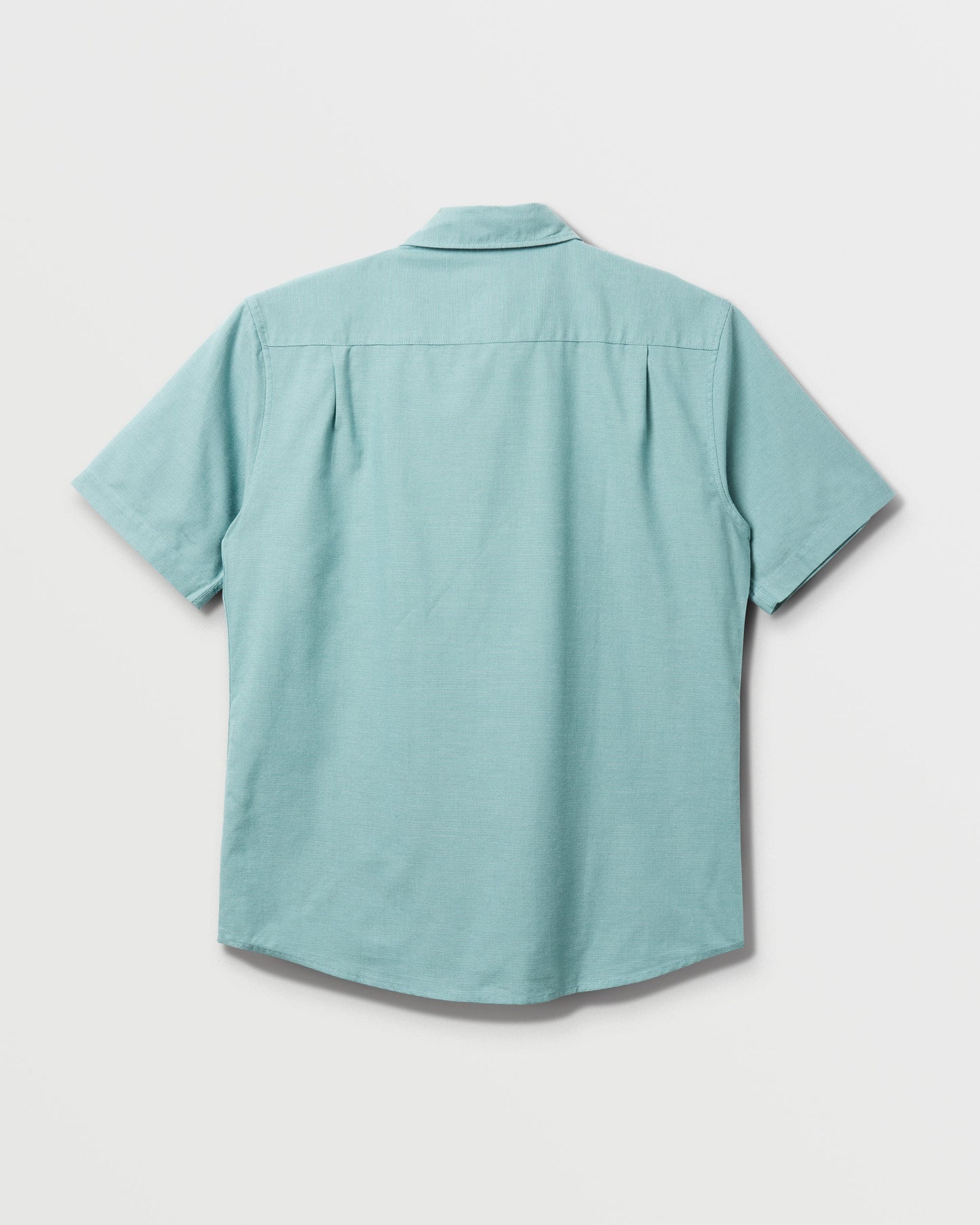 Quick Silver Shoreline Classic Short Sleeve Shirt - Dusty Turquoise