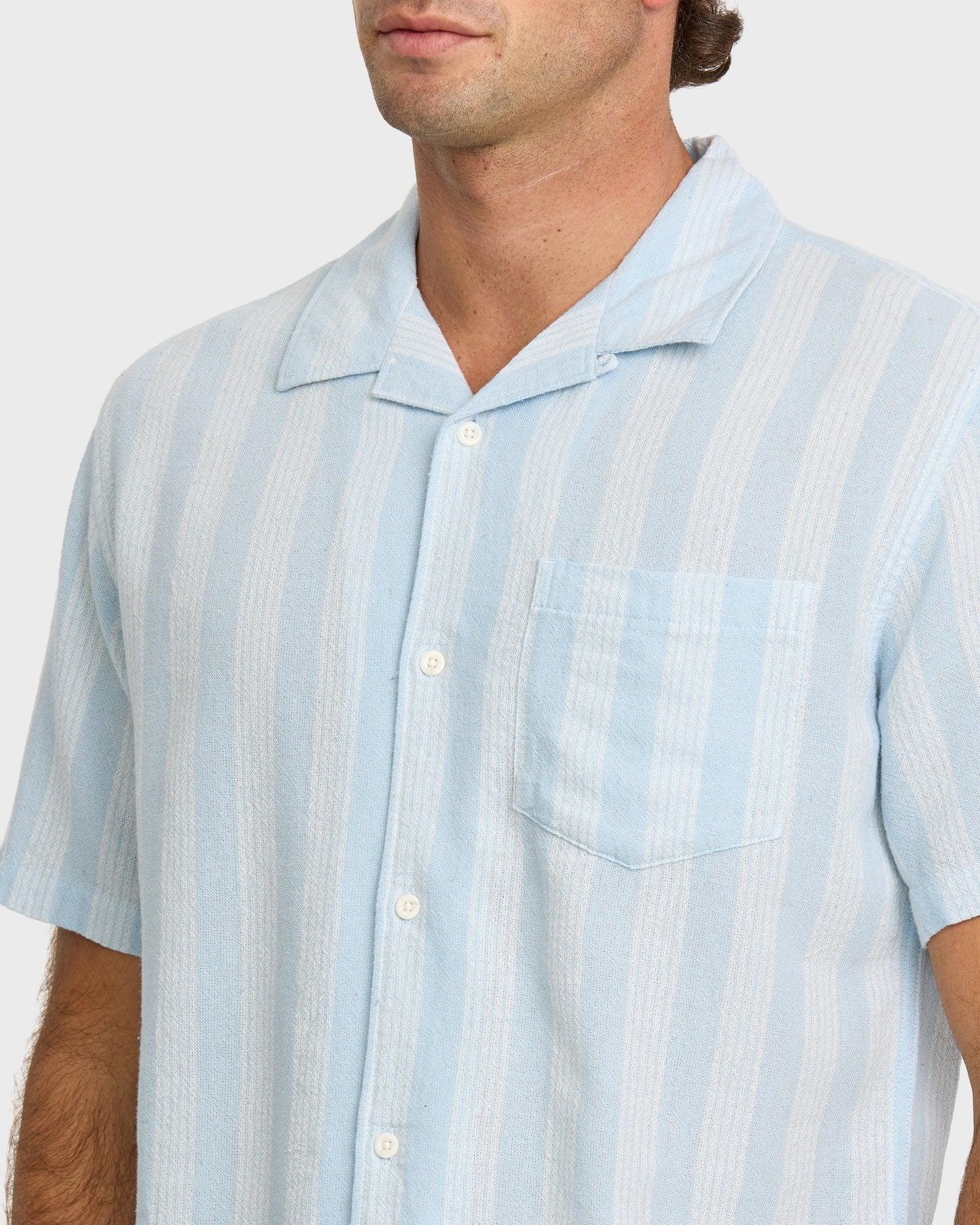 Quick Silver Nightfall Island Short Sleeve Shirt - Skyway