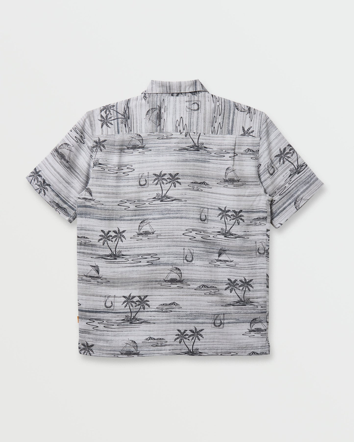 Quick Silver Waterman Island Daze Short Sleeve Shirt - Phantom