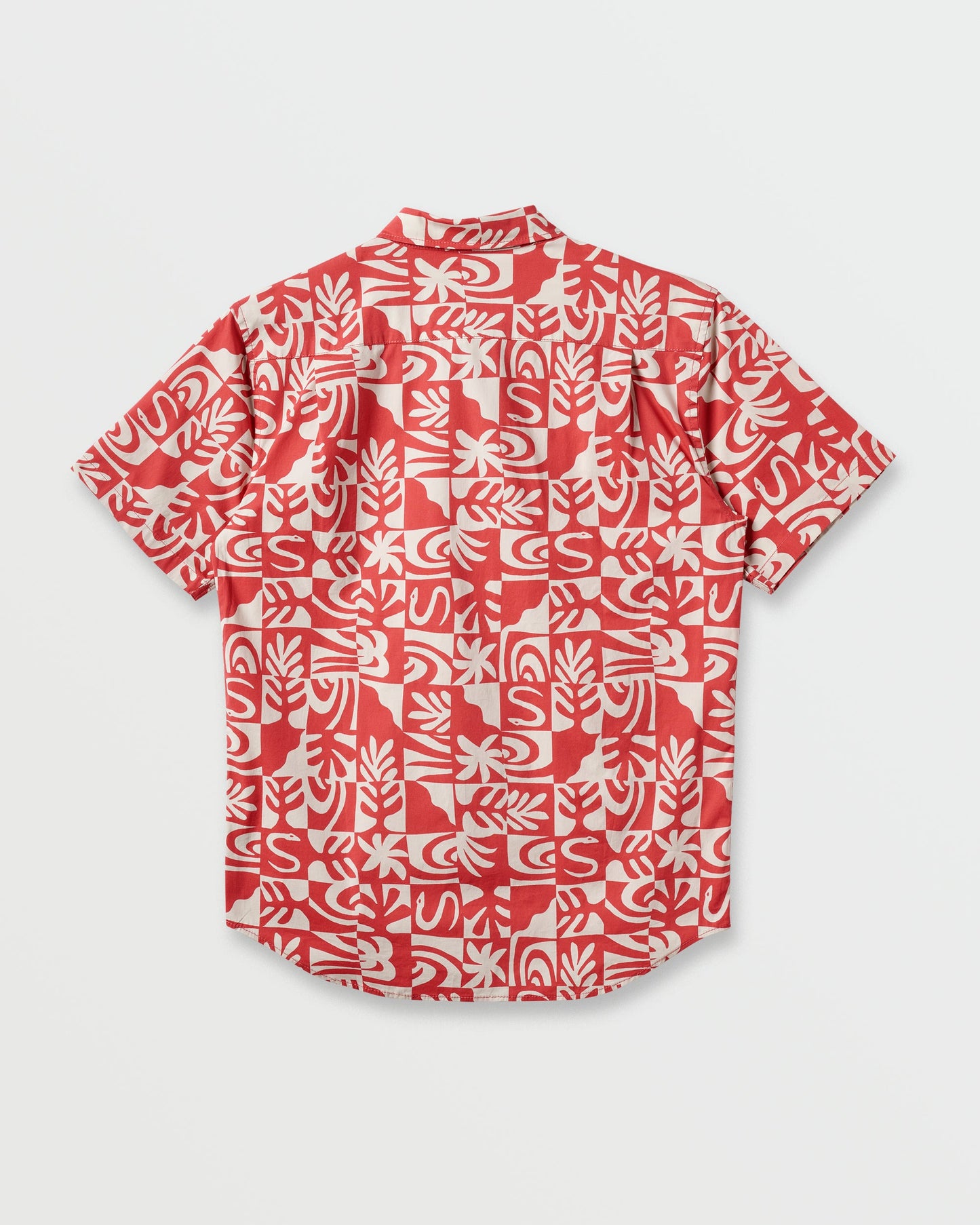 Terra Classic Stretch Short Sleeve Shirt - Mineral Red - Quick Silver