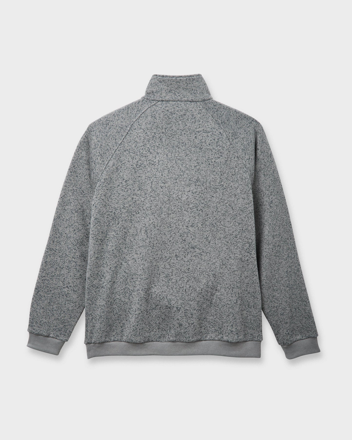 Quick Silver Keller Half Zip Mock Sweatshirt - Smoked Gray Heather