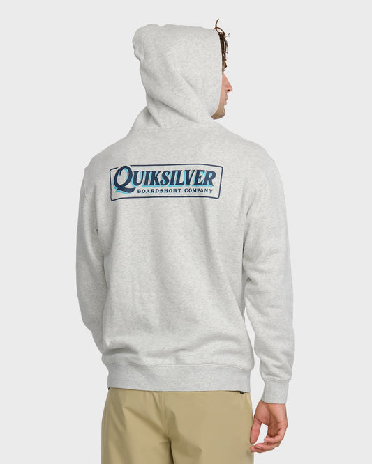 Graphic Hoodie - White/Heather - Quick Silver