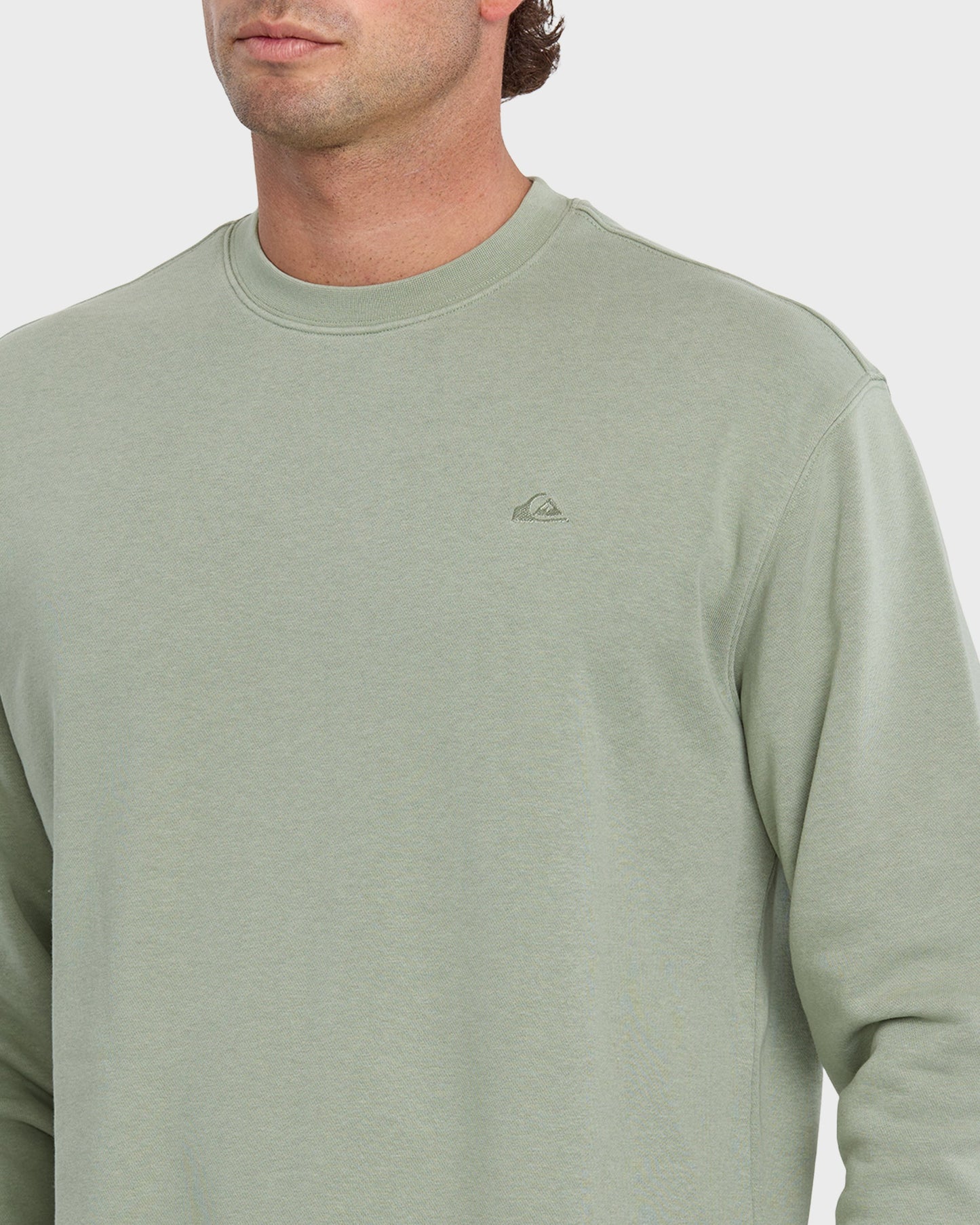 Quick Silver Saltwater Crewneck Sweatshirt - Herb