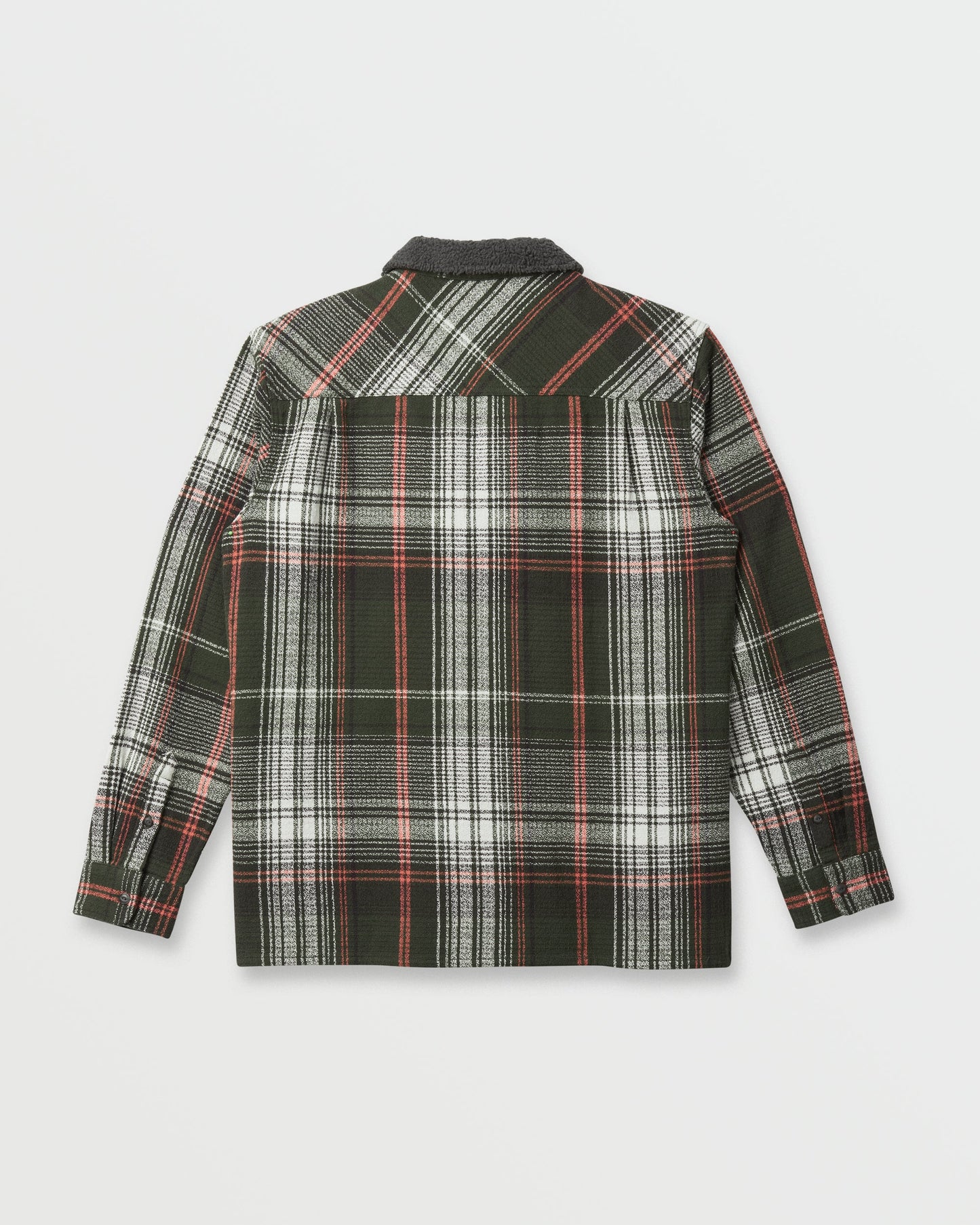 Quick Silver Campo Zip Flannel Shirt - Grape Leaf