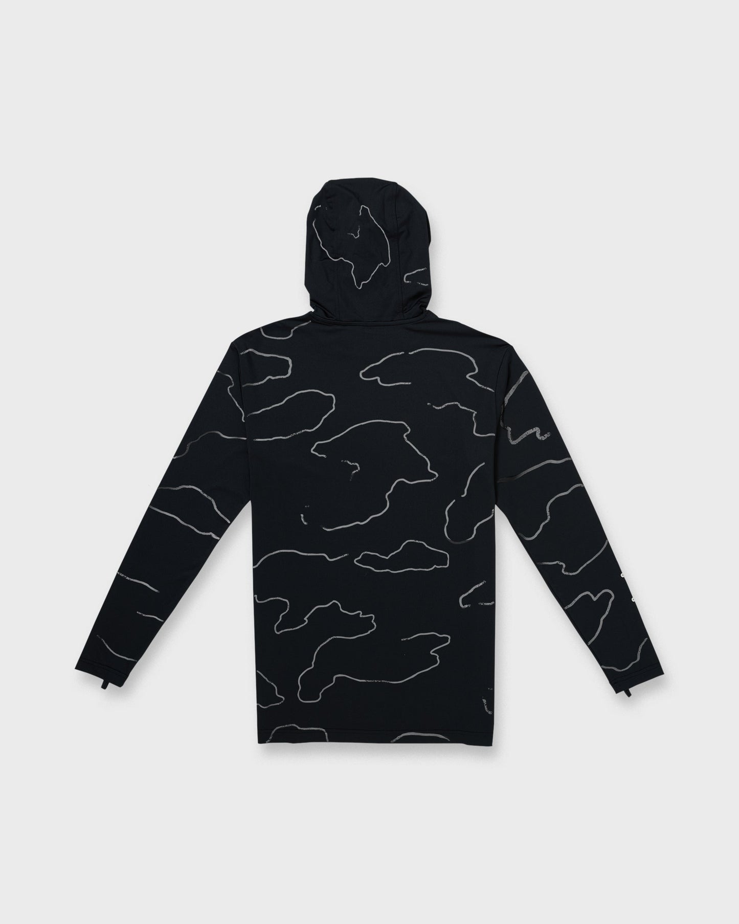 Quick Silver Everyday Hooded Surf Tee - Black
