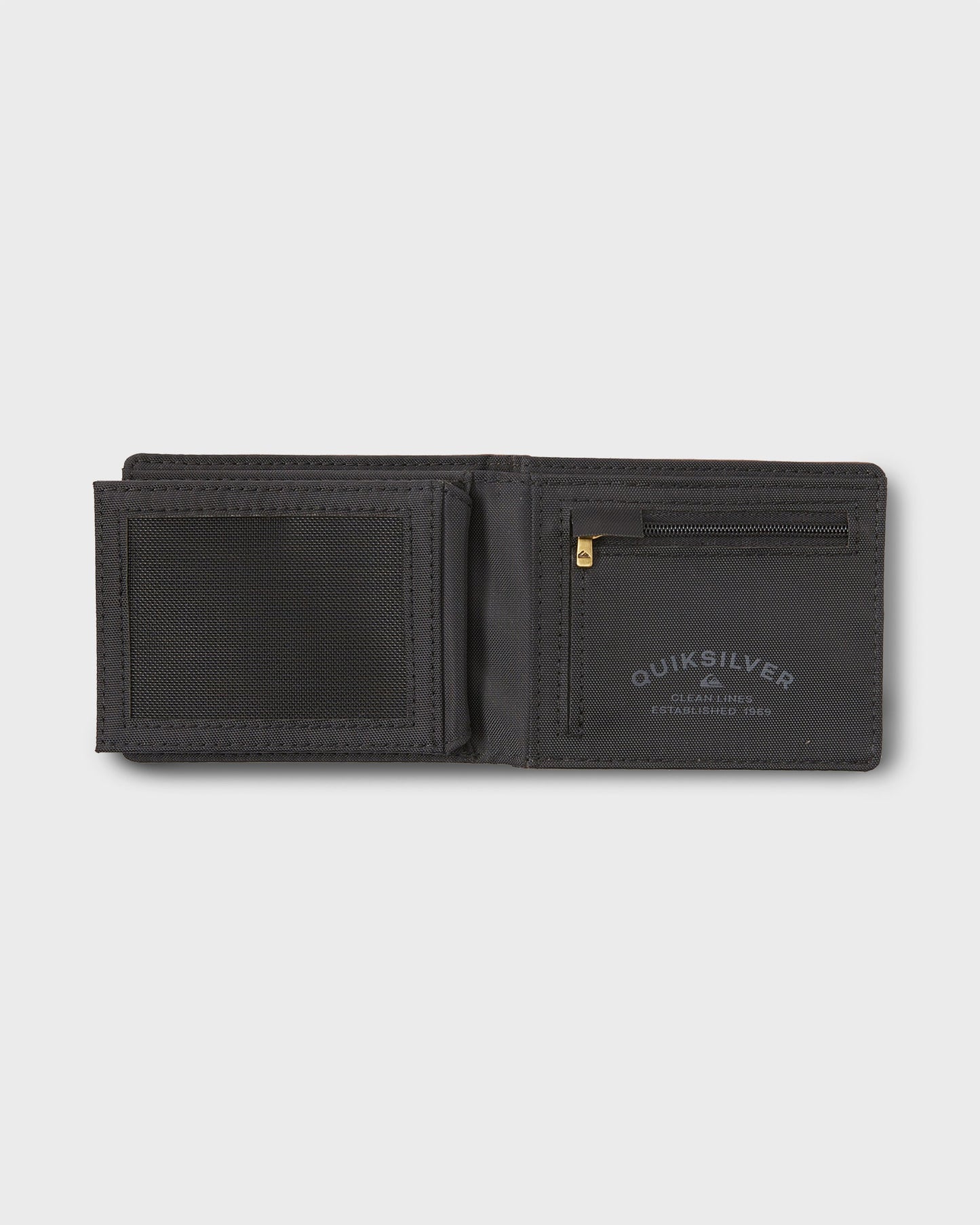 Quick Silver Stitchy 3 Wallet - Chocolate Brown