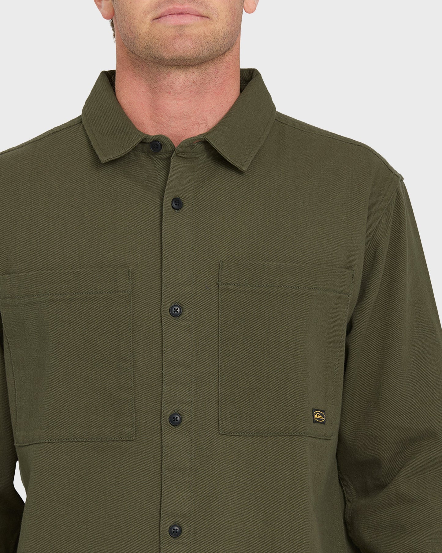 Quick Silver Heron Long Sleeve Shirt - Grape Leaf