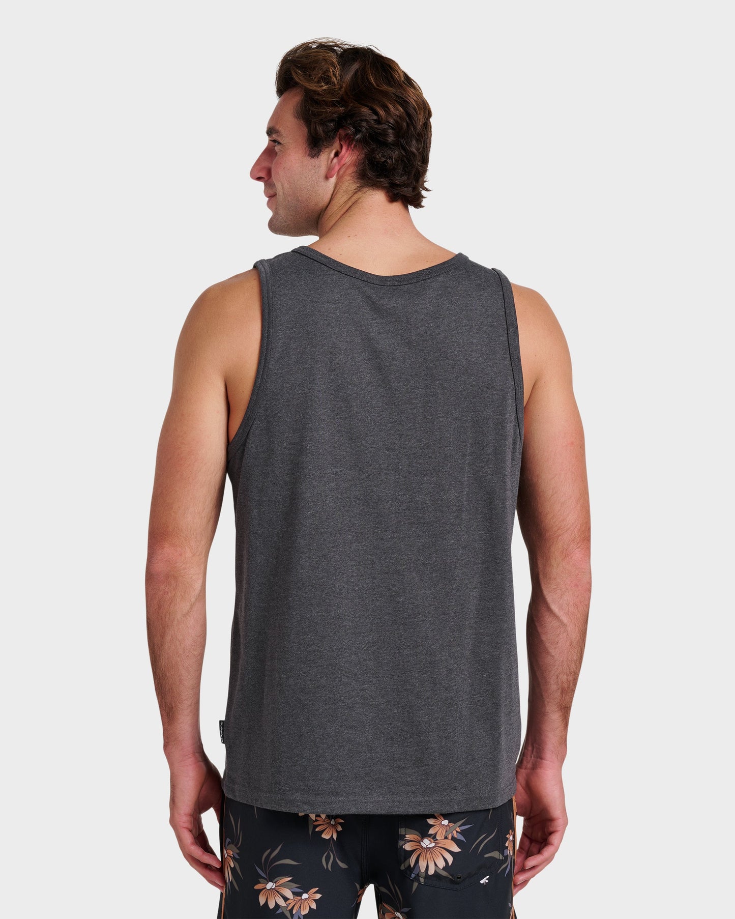 Og Stripe Tank - Charcoal Heather - Quick Silver