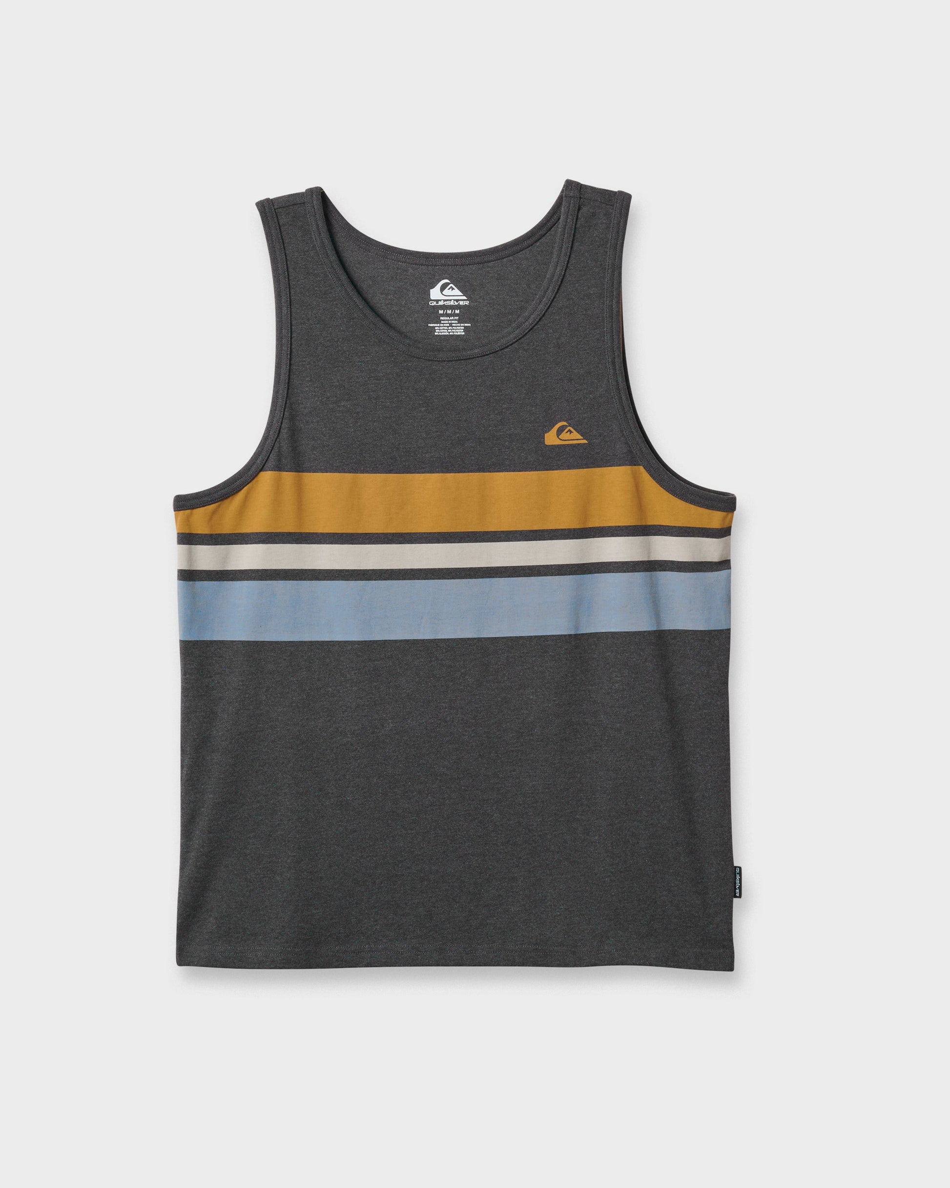 Og Stripe Tank - Charcoal Heather - Quick Silver