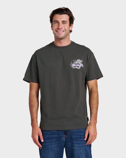 Dragon Master Heavy Weight T-shirt - Phantom - Quick Silver