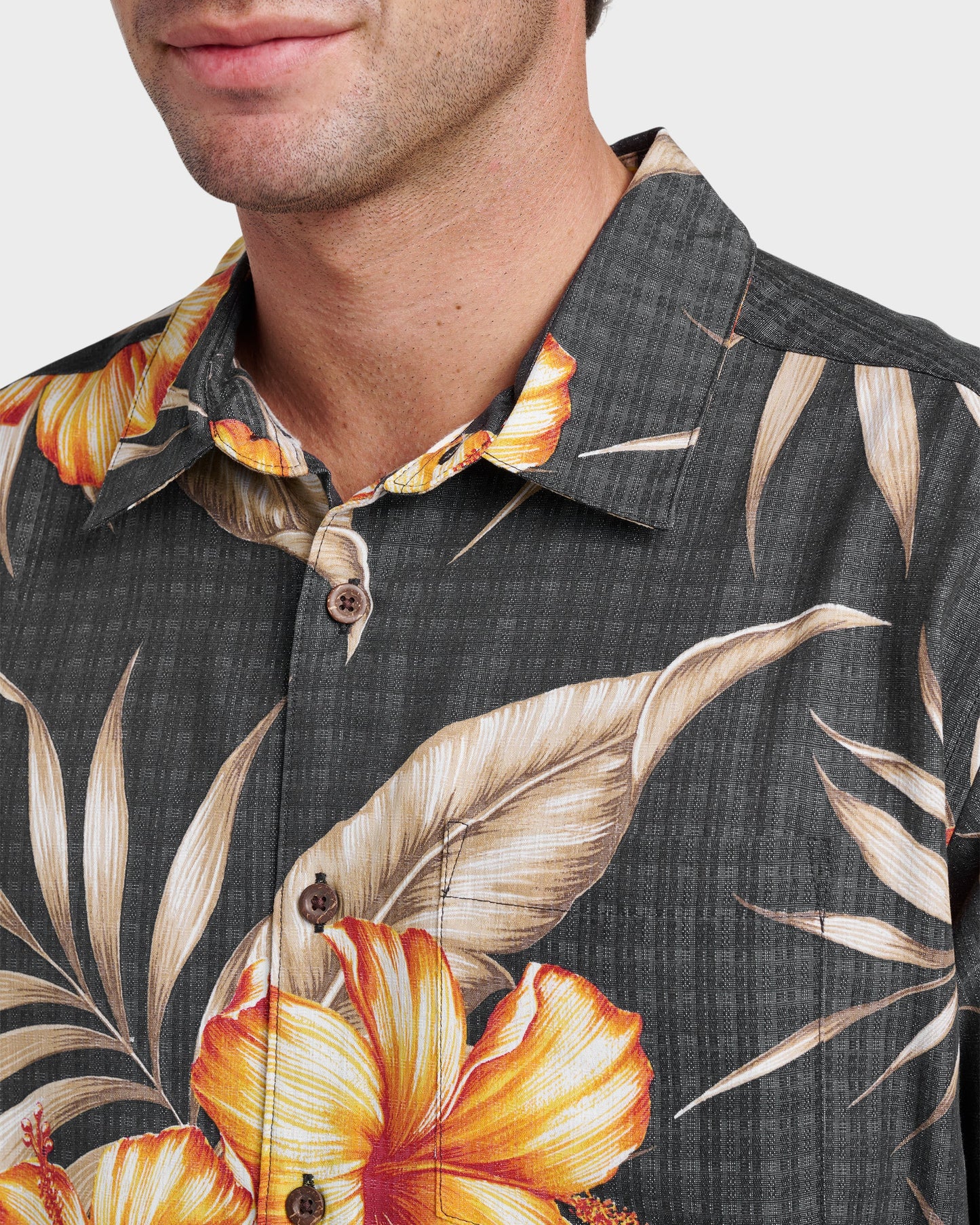 Waterman Tropical Dream Shirt - Black - Quick Silver