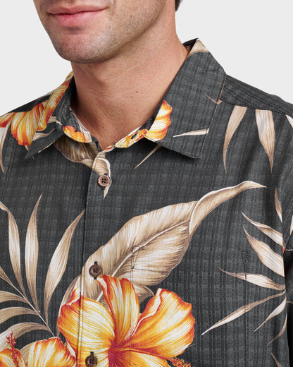 Waterman Tropical Dream Shirt - Black - Quick Silver
