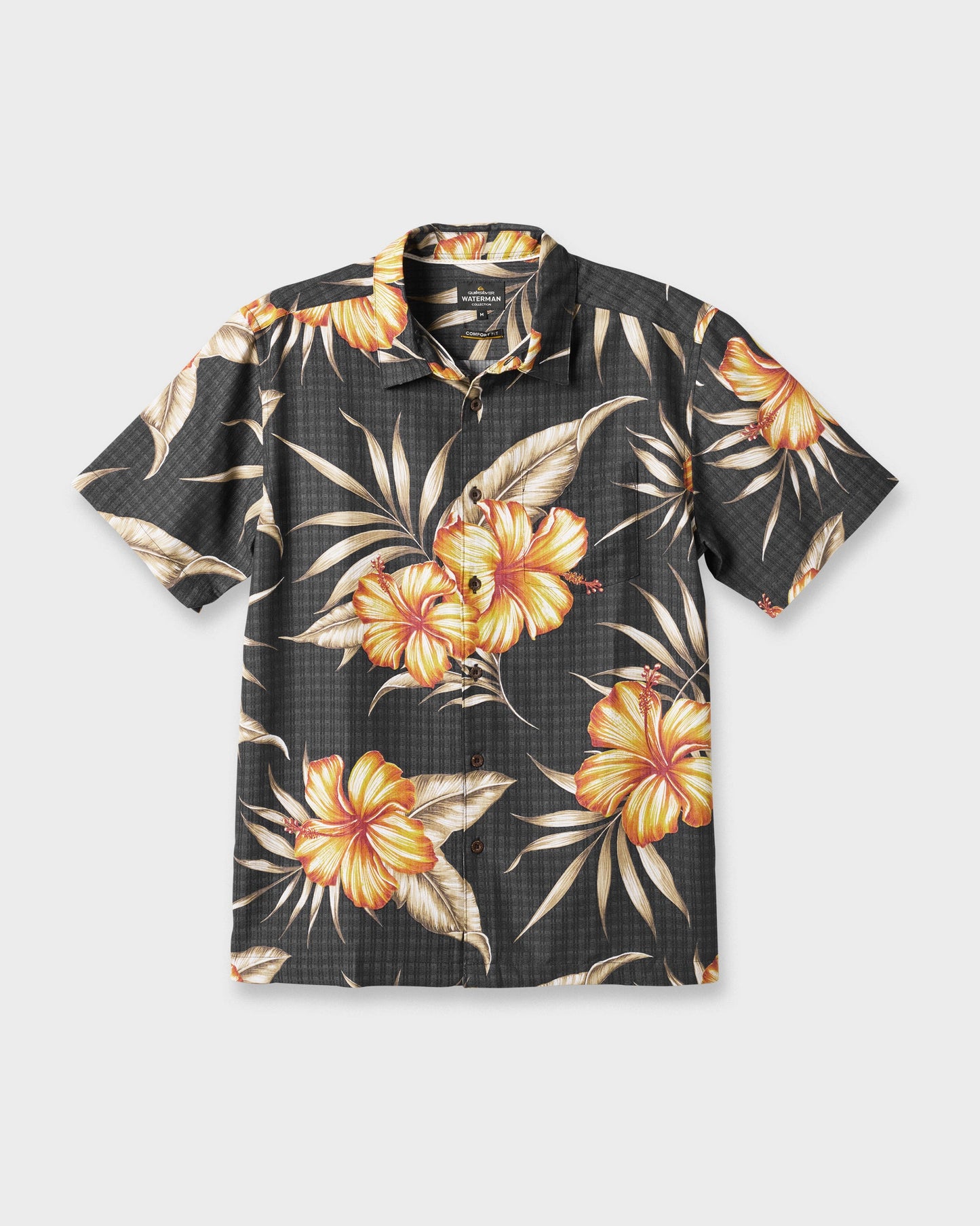 Waterman Tropical Dream Shirt - Black - Quick Silver