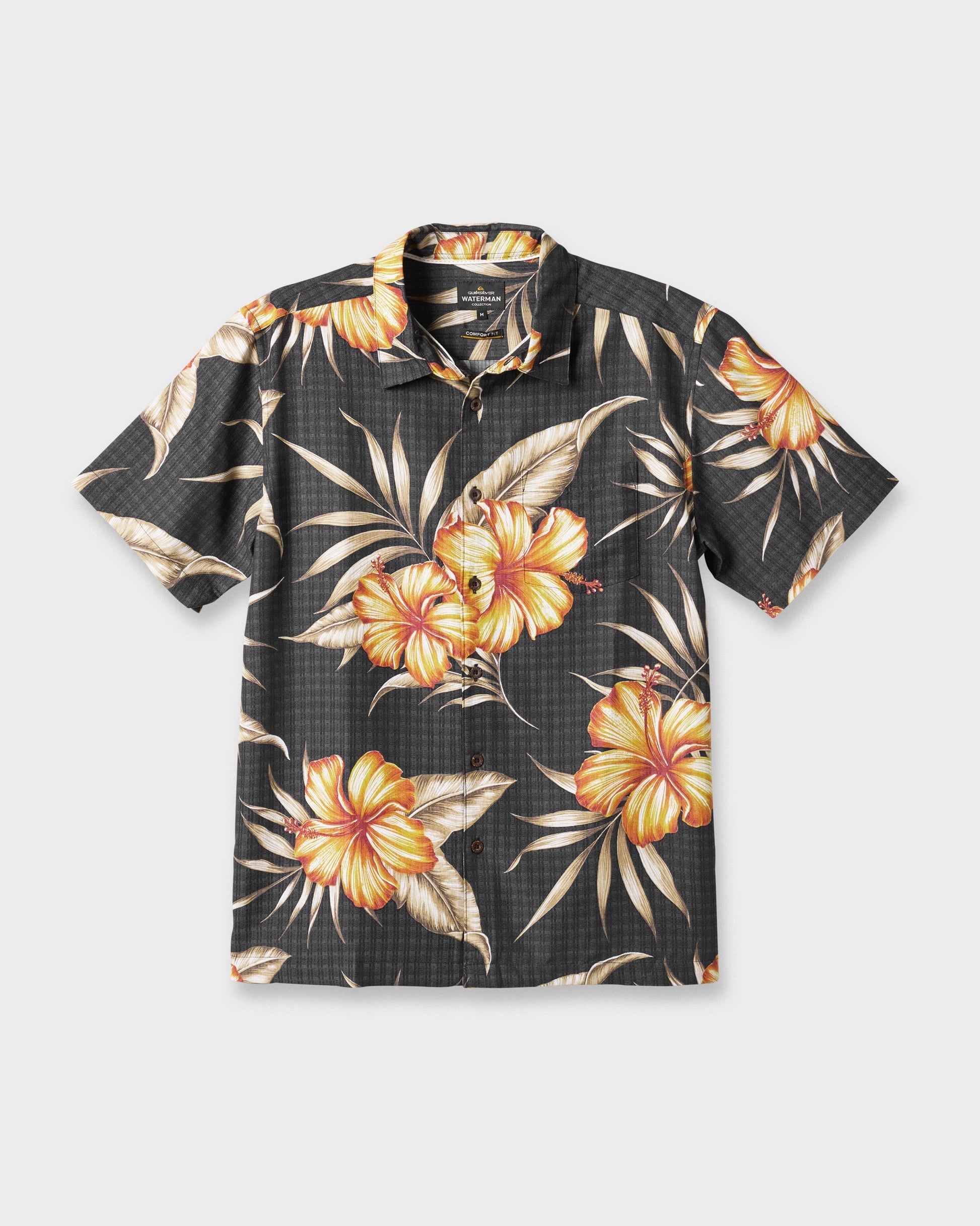 Waterman Tropical Dream Shirt - Black - Quick Silver