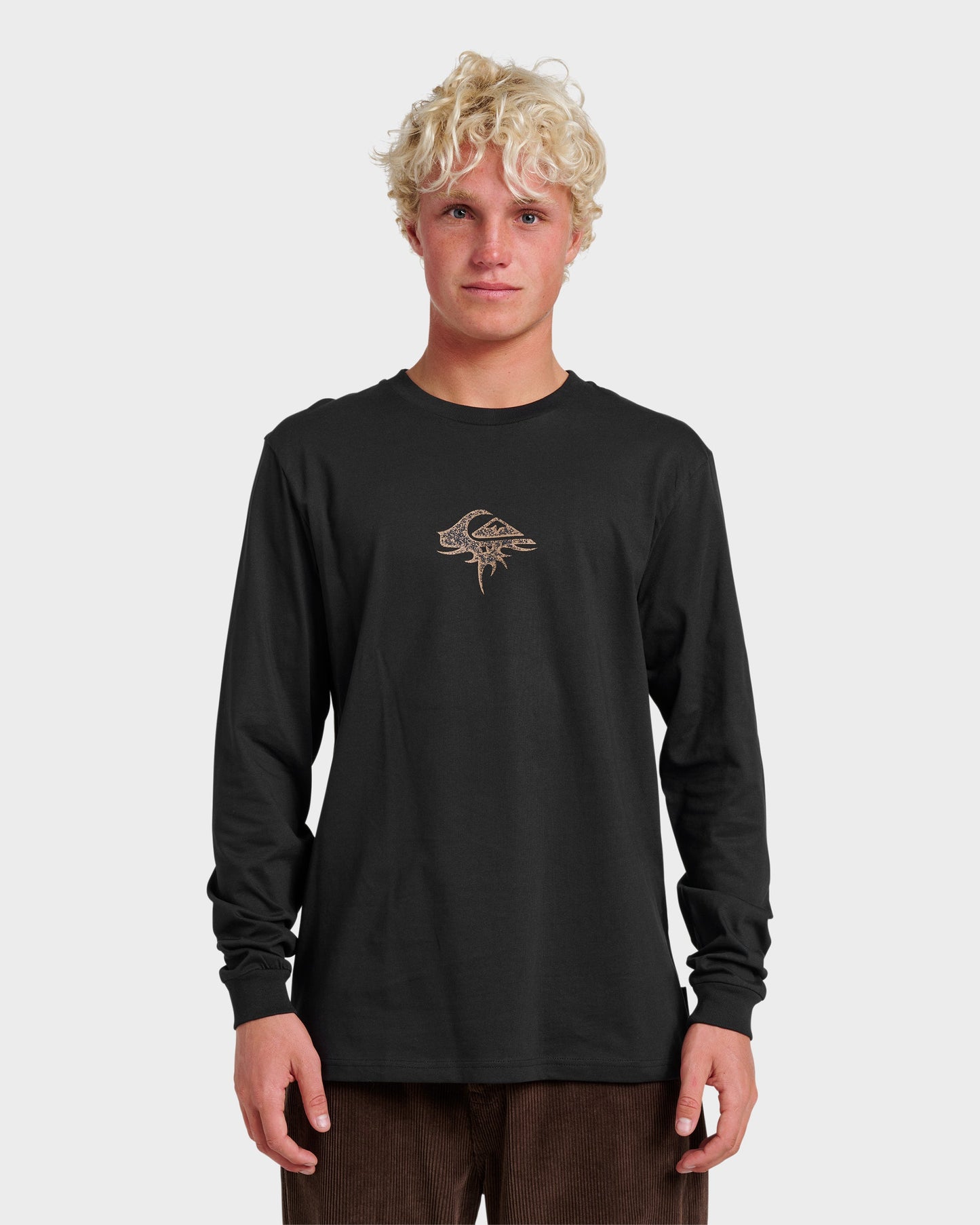 Three Piece Long Sleeve T-shirt - Black - Quick Silver