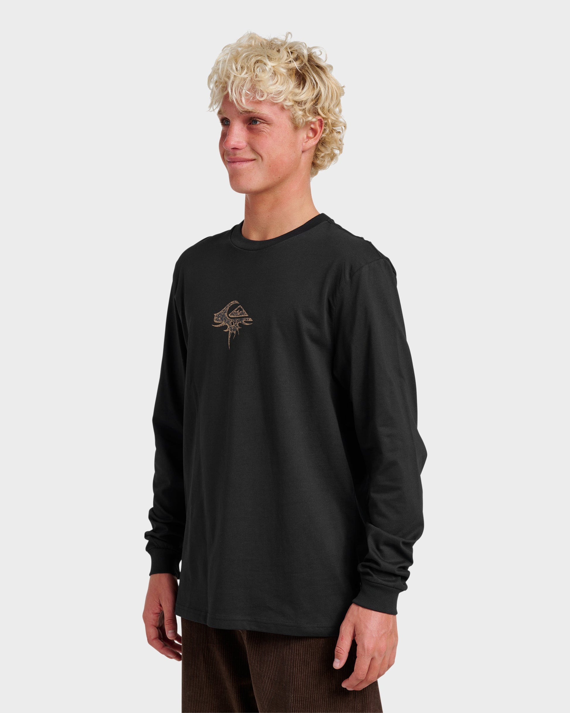 Three Piece Long Sleeve T-shirt - Black - Quick Silver