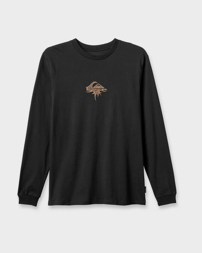 Three Piece Long Sleeve T-shirt - Black - Quick Silver