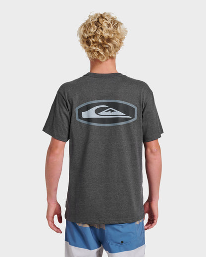 Stadium Emblem Classic T-shirt - Charcoal Heather - Quick Silver